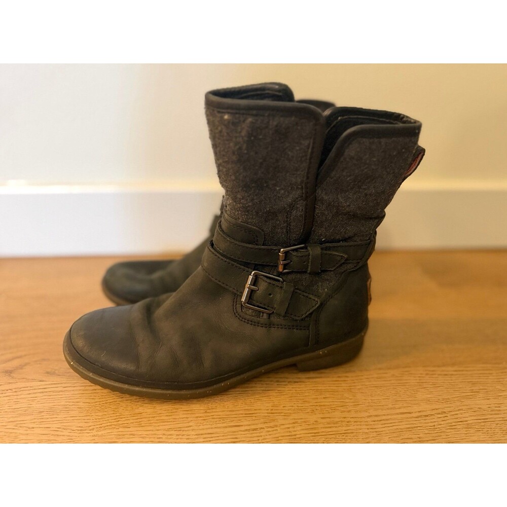 UGG Abree Short winter minimalist Waterproof Black boots 5.5